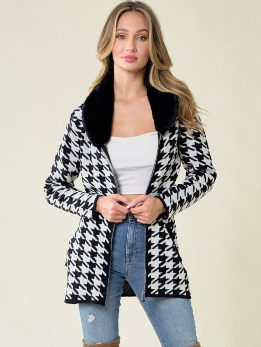 Hounds tooth Jacket